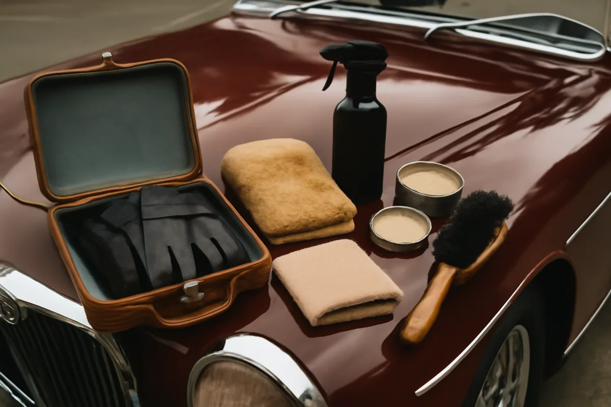 Quali sono gli accessori fondamentali per una auto storica ben presentata? Gli oggetti che fanno brillare in esposizione