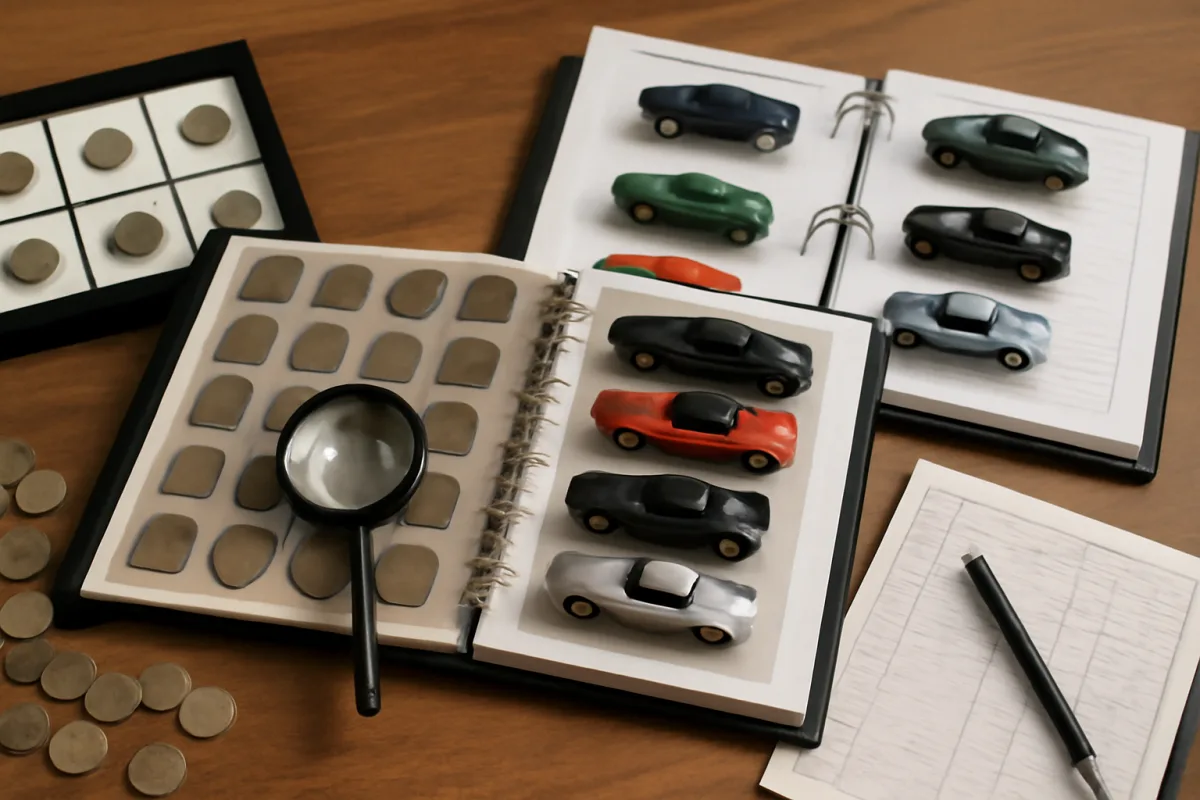 Gestione delle collezioni miste: monete e auto, i migliori metodi di catalogazione