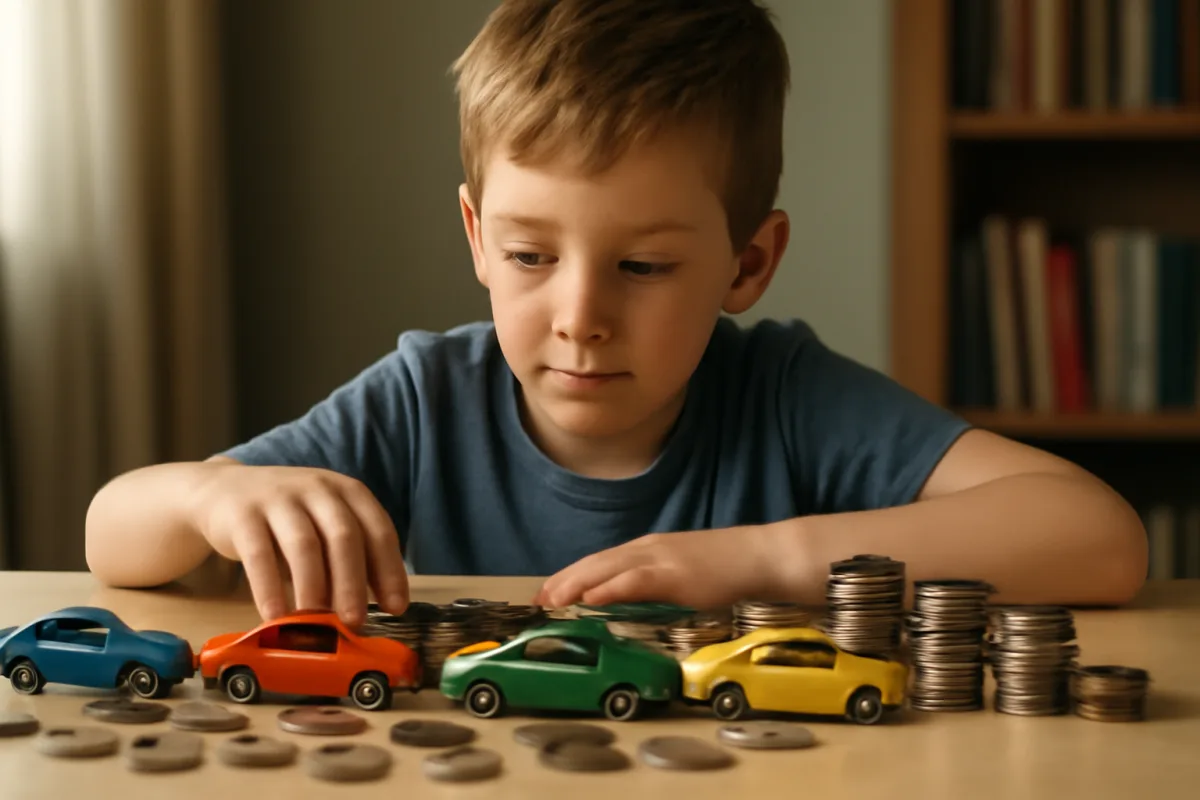 Collezionismo tematico junior: auto giocattolo abbinate a monete per avvicinare i giovani