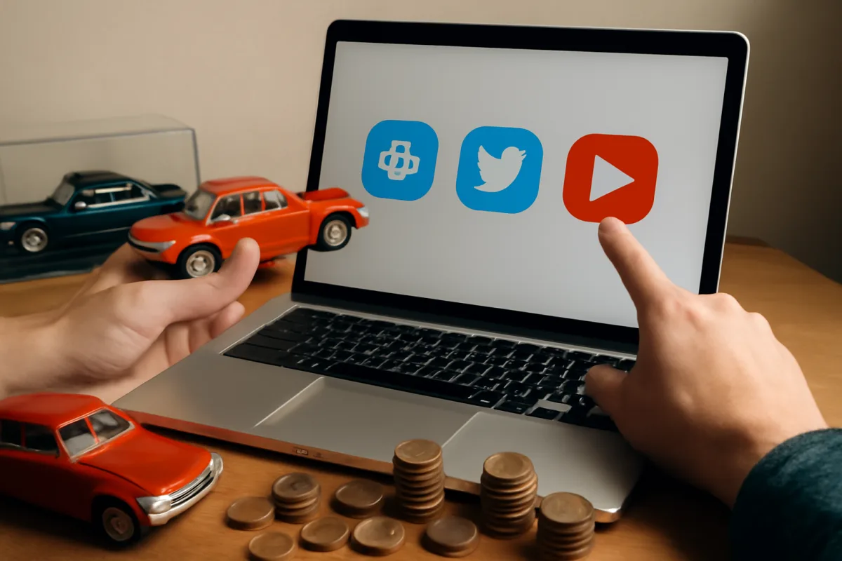 Comunicare il valore di una collezione auto-monete: quali piattaforme scegliere?