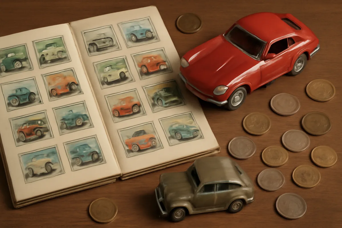 Come abbinare una collezione di francobolli, auto e monete? Idee per una raccolta tematica