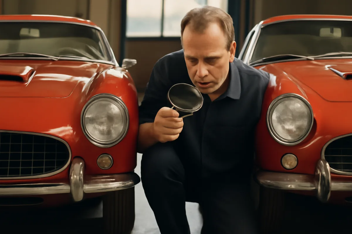 Qual è la differenza tra modello originale e replica? Il particolare che fa saltare il valore ad un’auto